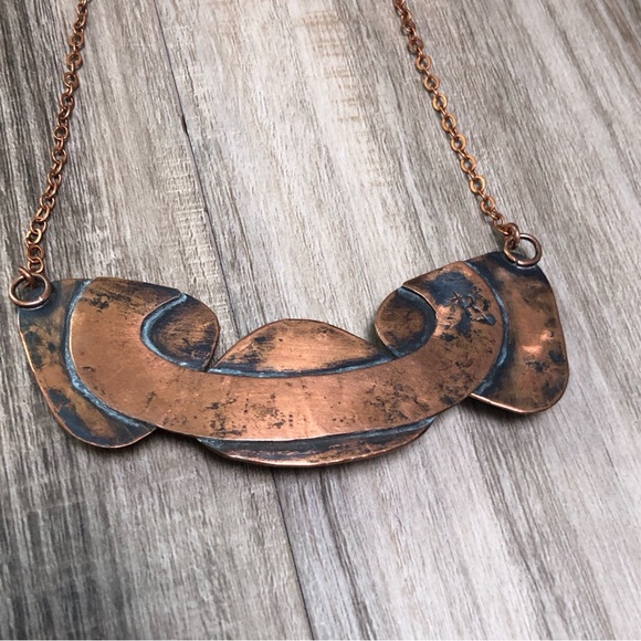 Sea Glass Copper Artisan Necklace - Picture 5 of 9